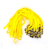 Olmecs 50 PCS 32-Inch Flat Lanyards with Bull Dog Clip